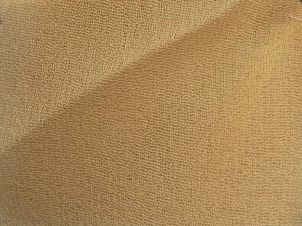 Camel Beige Plain 60 Grams Georgette Fabric