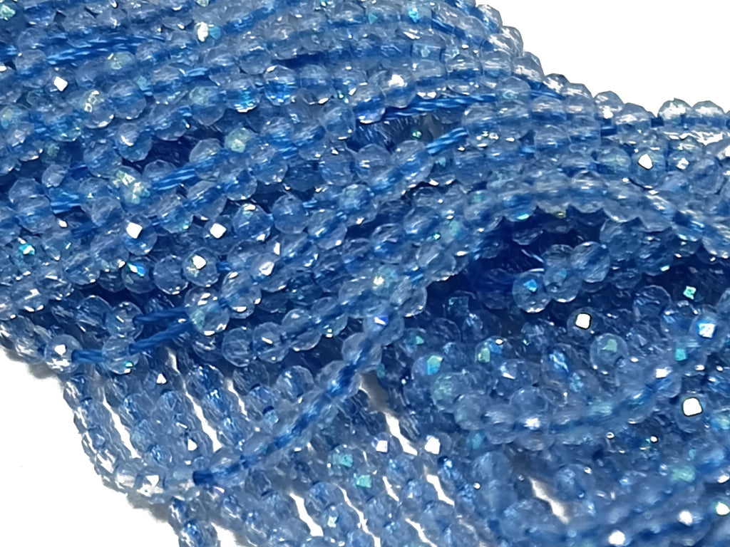 Blue Spherical Cutting Hydro Crystal Beads (Wholesale)
