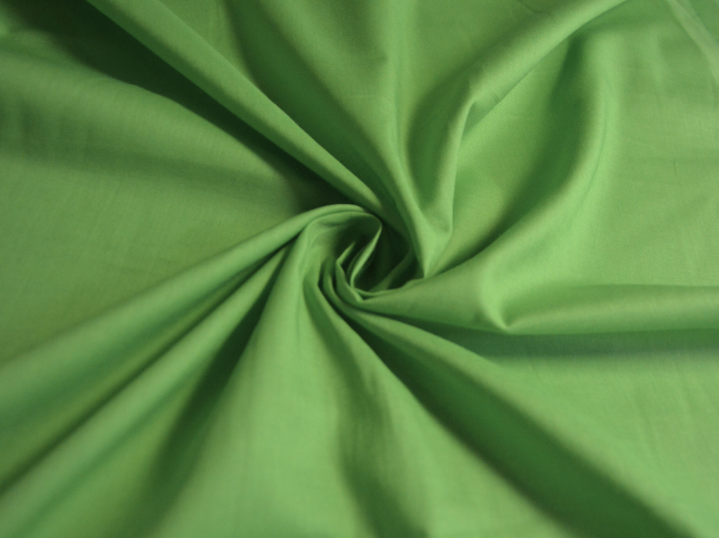 Green Plain 100% Pure Mul Mul Cotton