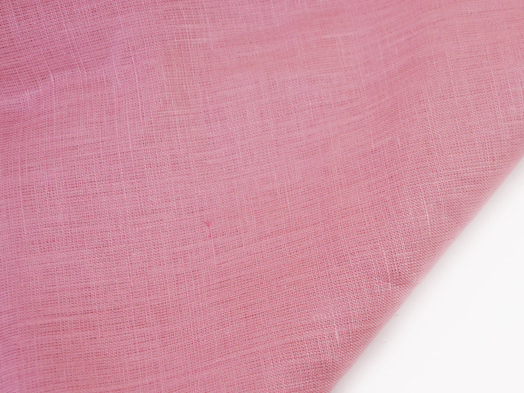 हल्के रोज़वुड शुद्ध लिनन फैब्रिक का प्रीकट - 60 ली