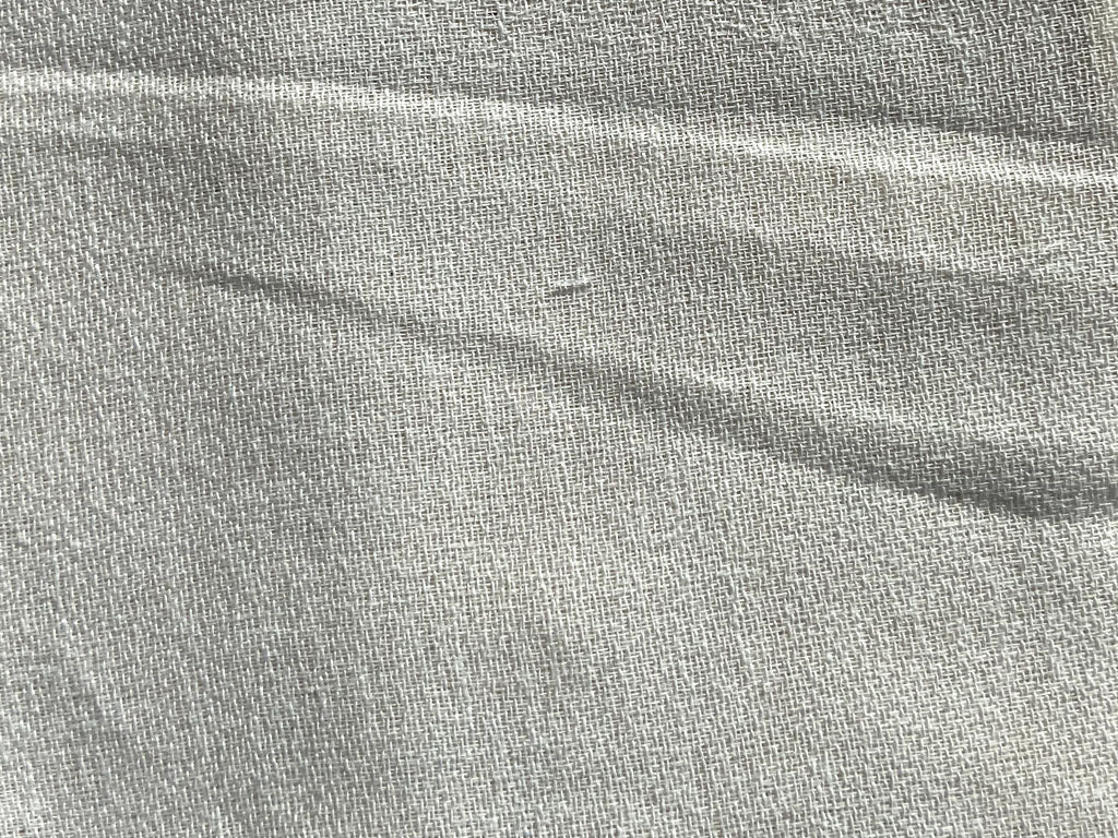 White Plain Dyeable Pure Cotton Moss Fabric (Wholesale)