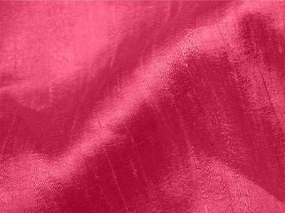 Red Pink Plain Bangalore Raw Silk Fabric  (Wholesale)