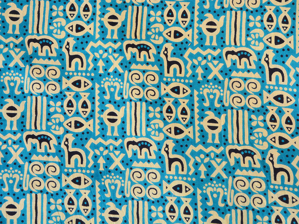 Sky Blue Traditional Pure Mul Mul Cotton Fabrics