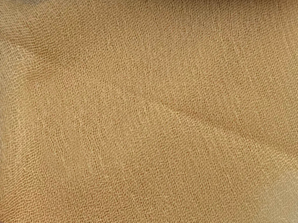 Beige Plain 60 Grams Georgette Fabric