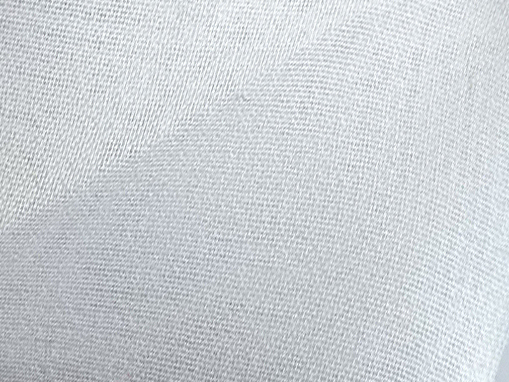 White Plain 60 Grams Georgette Fabric (Wholesale)