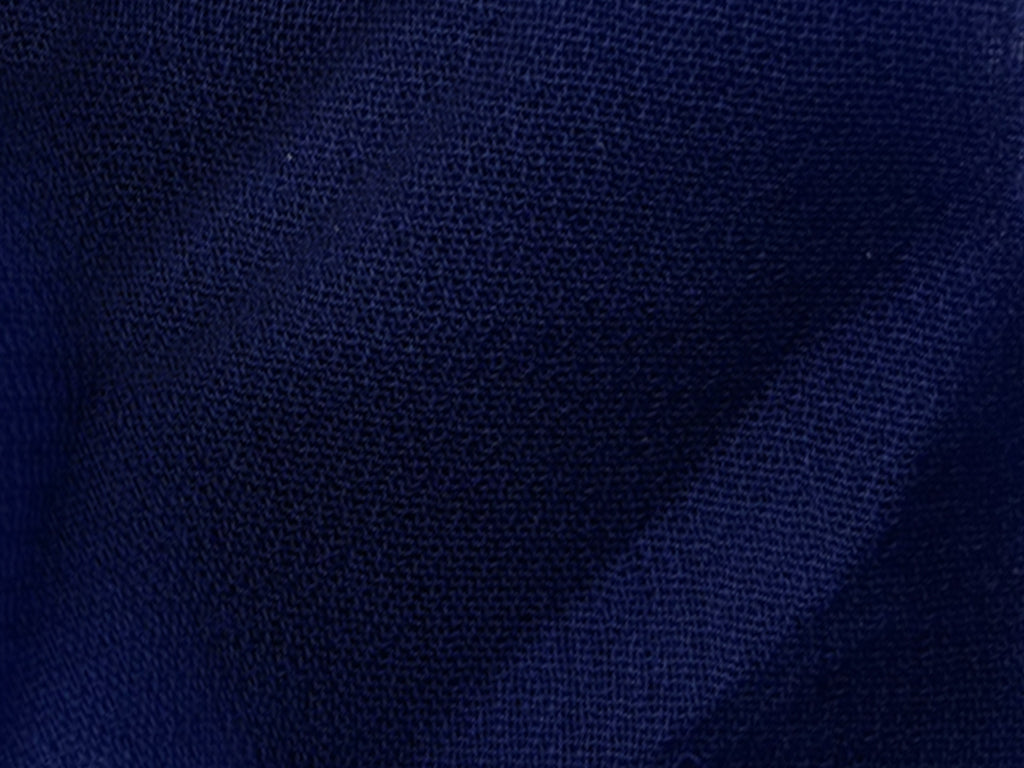 Precut of 1.5 Meter Berry Blue Plain 60 Grams Georgette Fabric