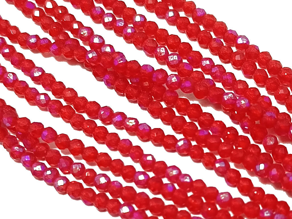 Pink Spherical Cutting Hydro Crystal Beads (Wholesale)