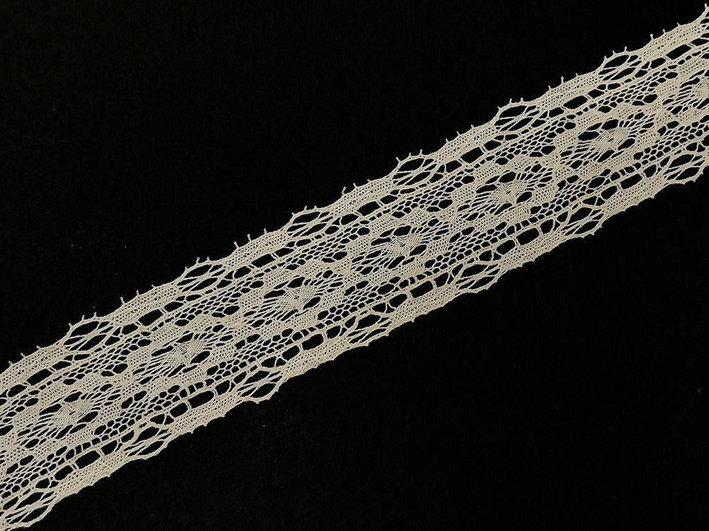 Dyeable Greige Design 88 Cotton Crochet Laces