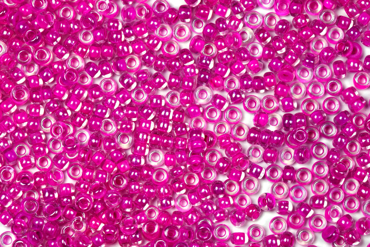 Violet Preciosa Luster Inside Round Rocailles Seeds Beads