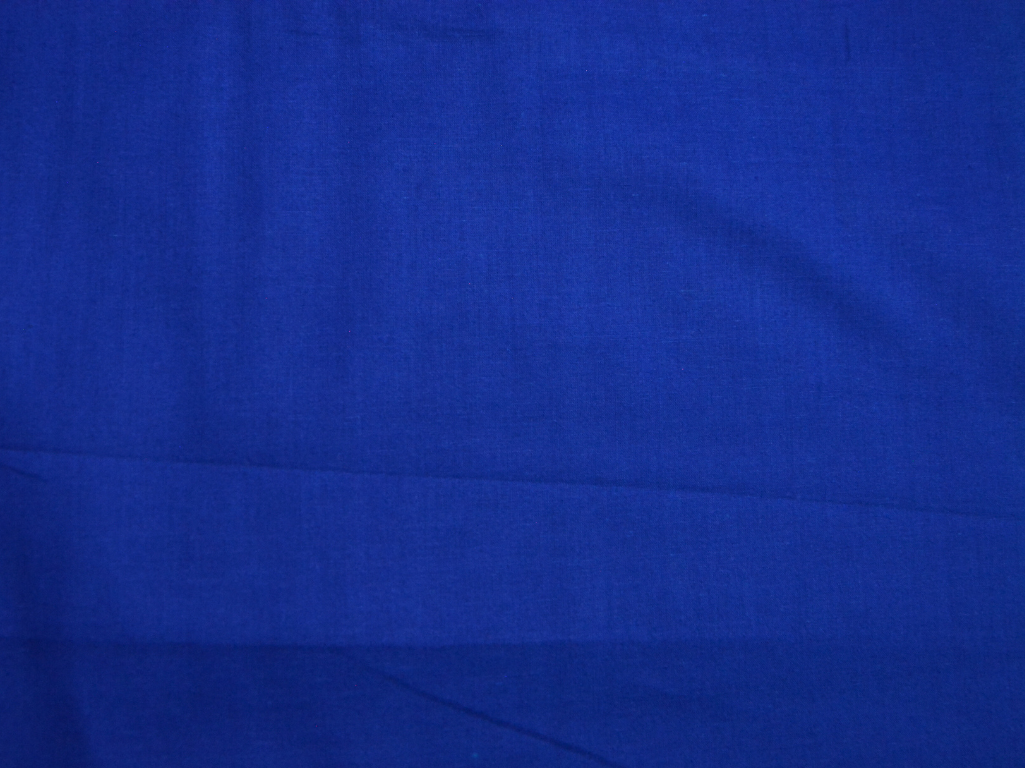 Sea Blue Plain 100% Pure Mul Mul Cotton