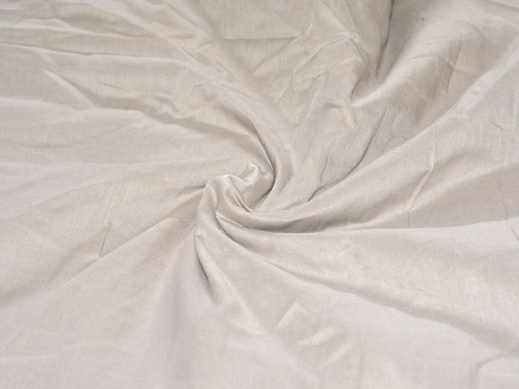 Light Gray Plain Poly Cotton Fabric (Wholesale)