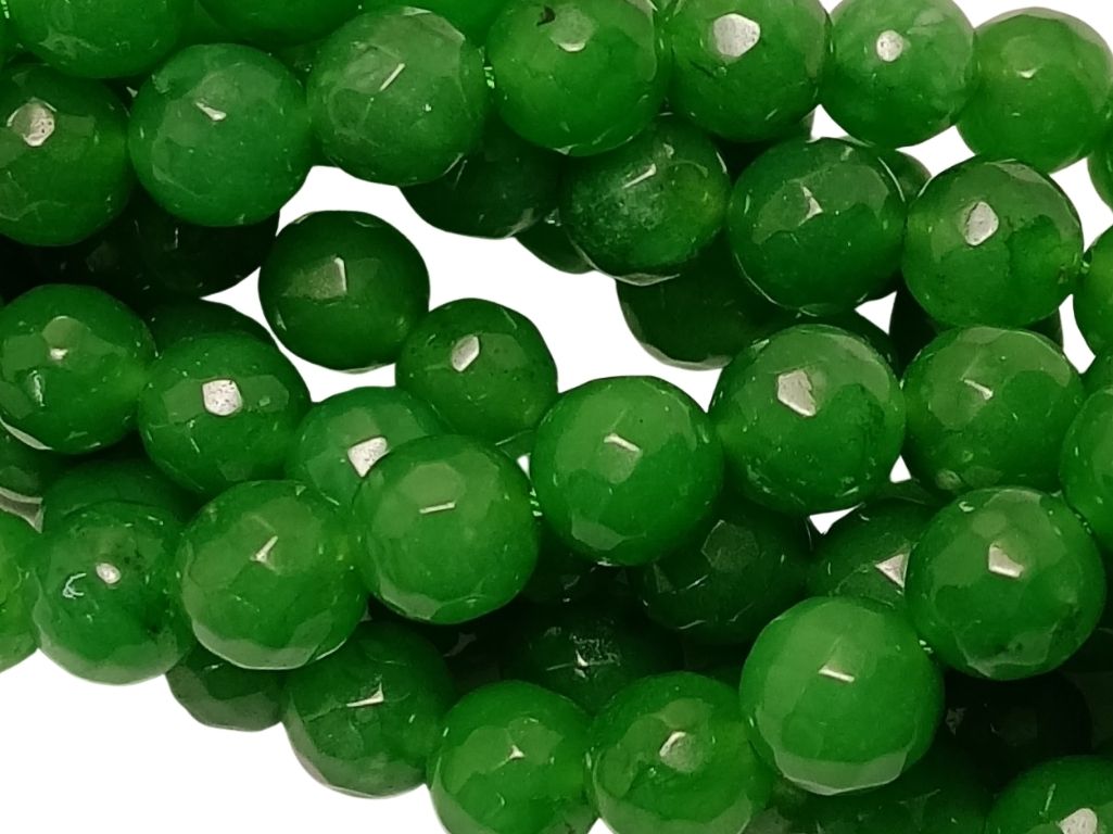 Light Green 8 mm Rondelle Jade Quartz Stones