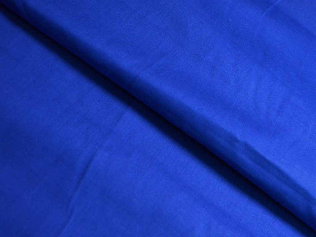 Sea Blue Plain 100% Pure Mul Mul Cotton