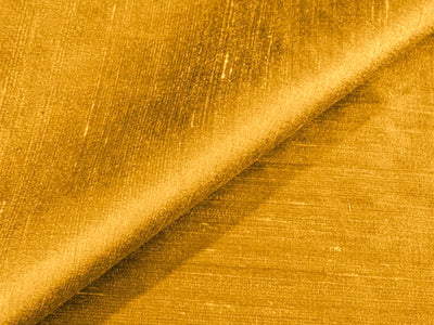 Honey Golden Plain Bangalore Raw Silk Fabric  (Wholesale)