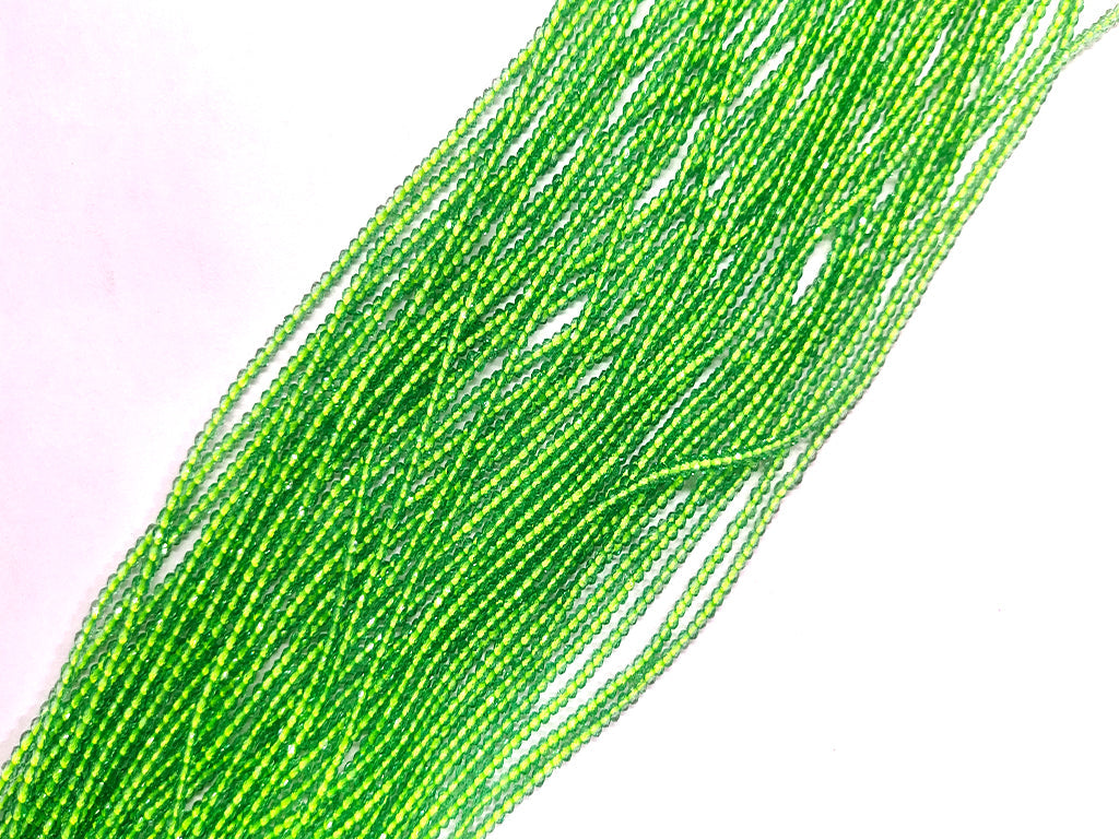 Green Transparent Hydro Spherical Crystal Beads (Wholesale)