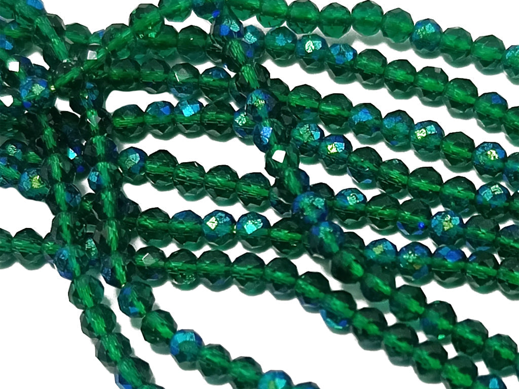 Green Spherical Cutting Hydro Crystal Beads (Wholesale)