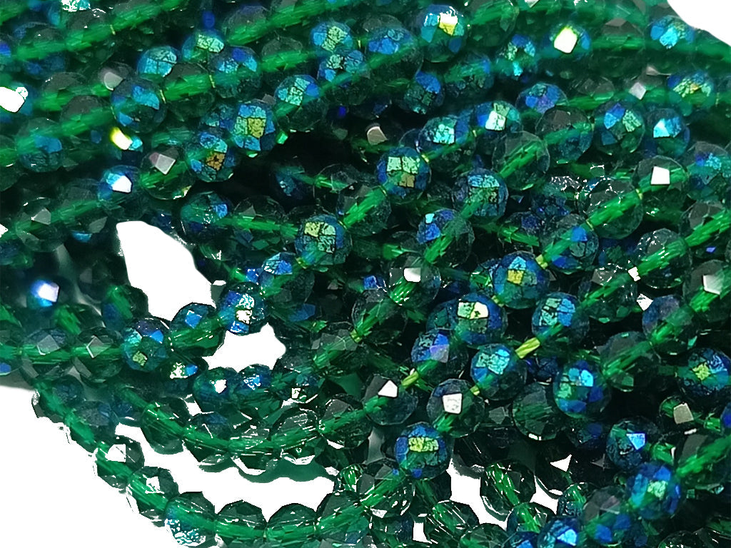 Green Spherical Cutting Hydro Crystal Beads (Wholesale)
