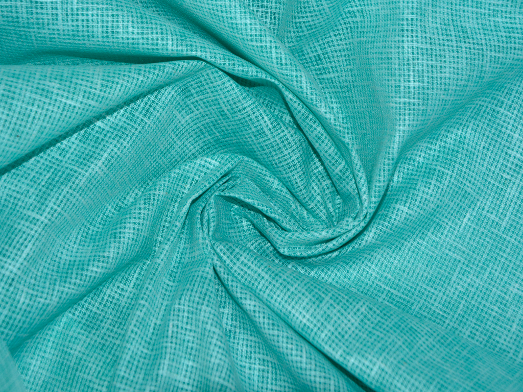 turquoise-loose-weave-superior-cotton-linen-shirting-fabric