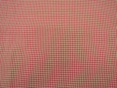 Pink Checks Yarns Dyed Pure Cotton Fabric