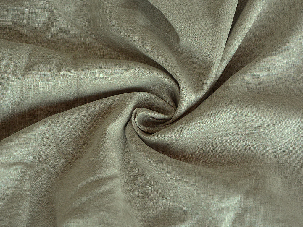 Precut of Ecru Plain Pure Linen 60 Lea Fabric