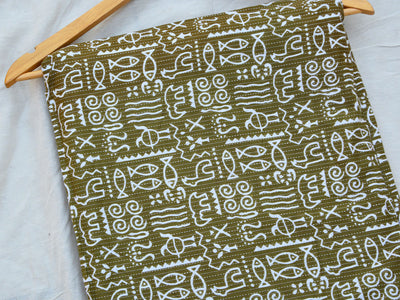 Khadi Traditional Pure Cotton Kantha Fabric