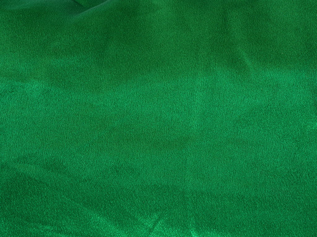 Green Plain Moss Satin Fabric