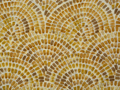 Mustard Yellow Abstract Pure Mul Mul Cotton Fabrics