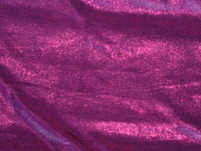 Magenta Metallic Geometric Mesh Shimmer Interlock Bonding Fabric