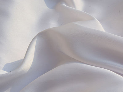 White Plain Heavy Japan Satin Fabric