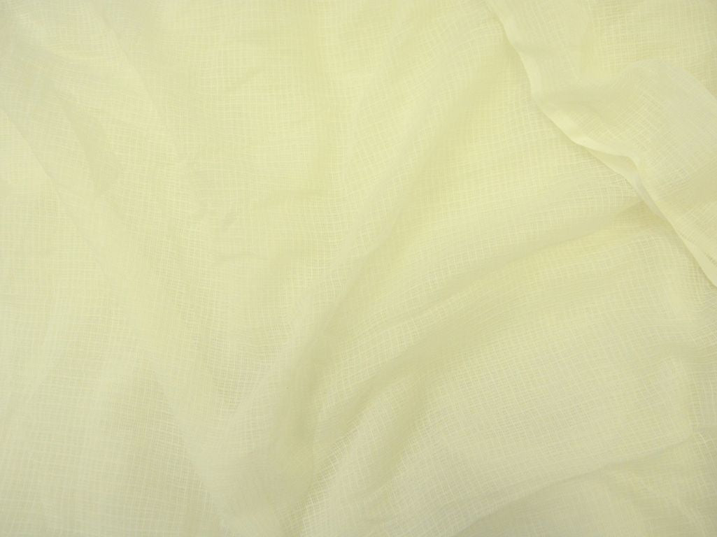 White Check Kota Doria Pure Cotton Fabric
