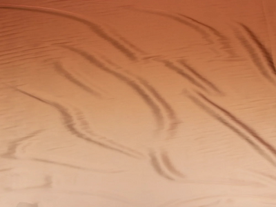 Rich Caramel Plain Blooming Satin Fabric