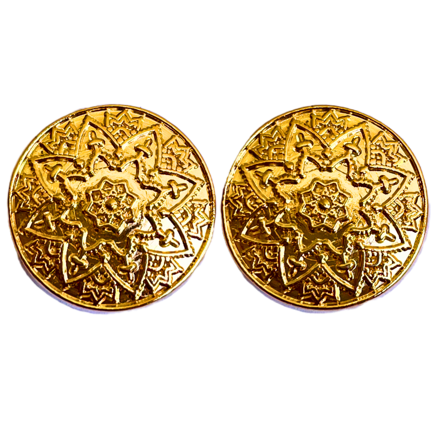 Golden Designer Metal Buttons