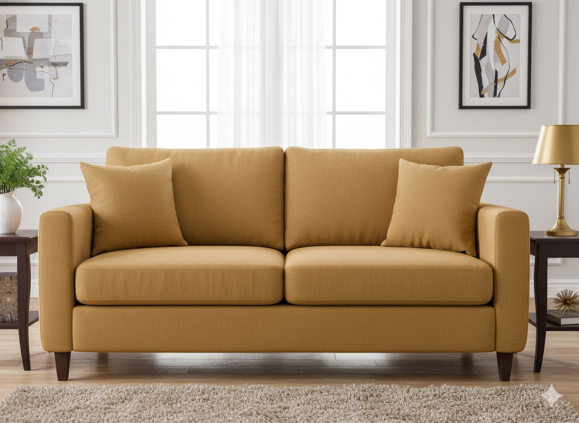 मड ब्राउन सादा भारी सूती कैनवास कपड़ा