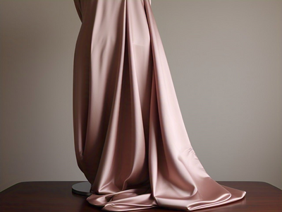 Blooming Blush Pink Plain Satin Fabric