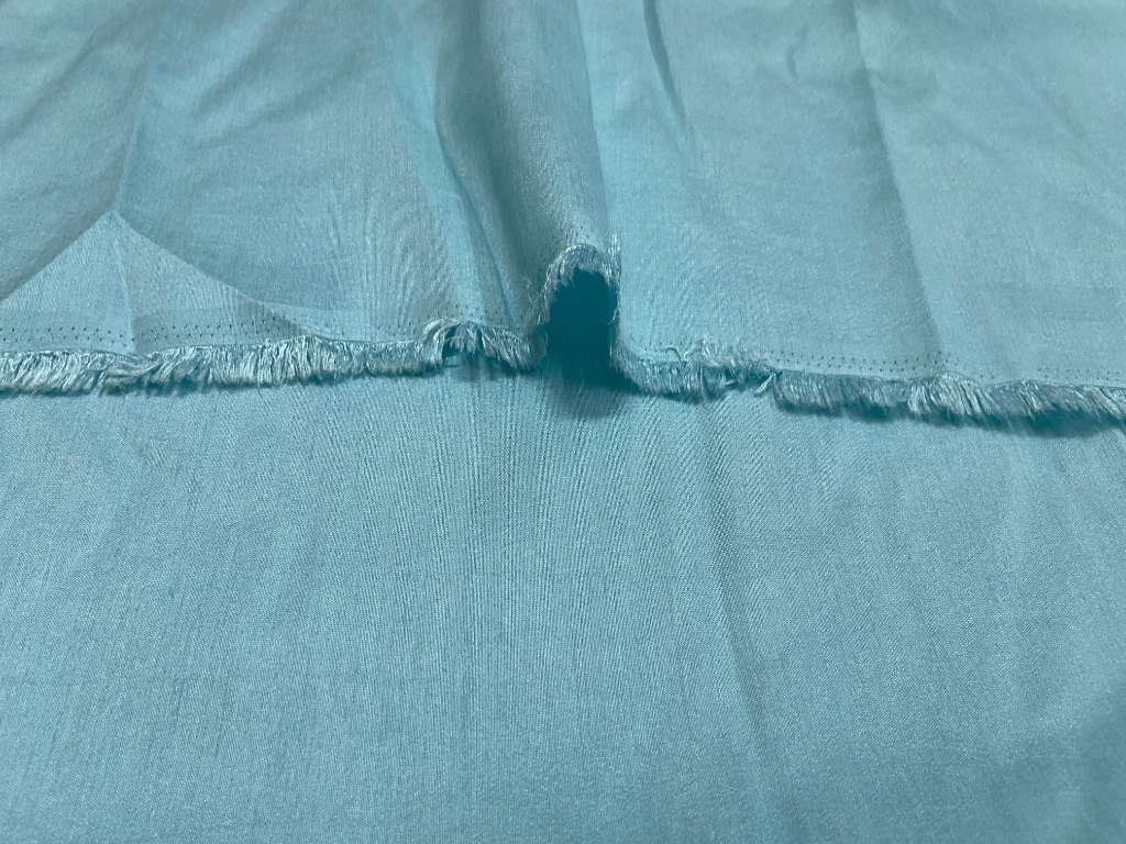 Cloud Blue Mulberry Raw Silk (Wholesale)