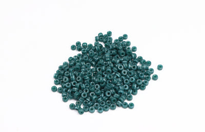 High-Quality Round Light Green Pressed Czech Glass Beads