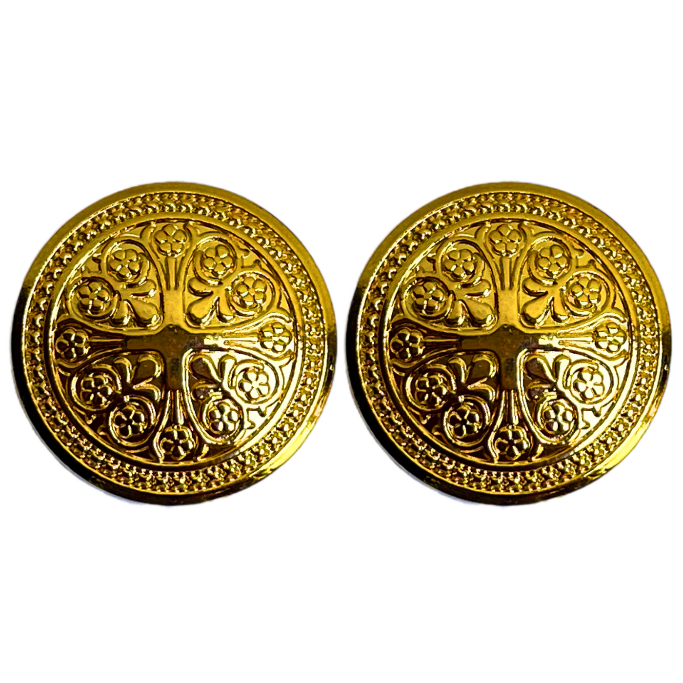 Golden Designer Metal Buttons