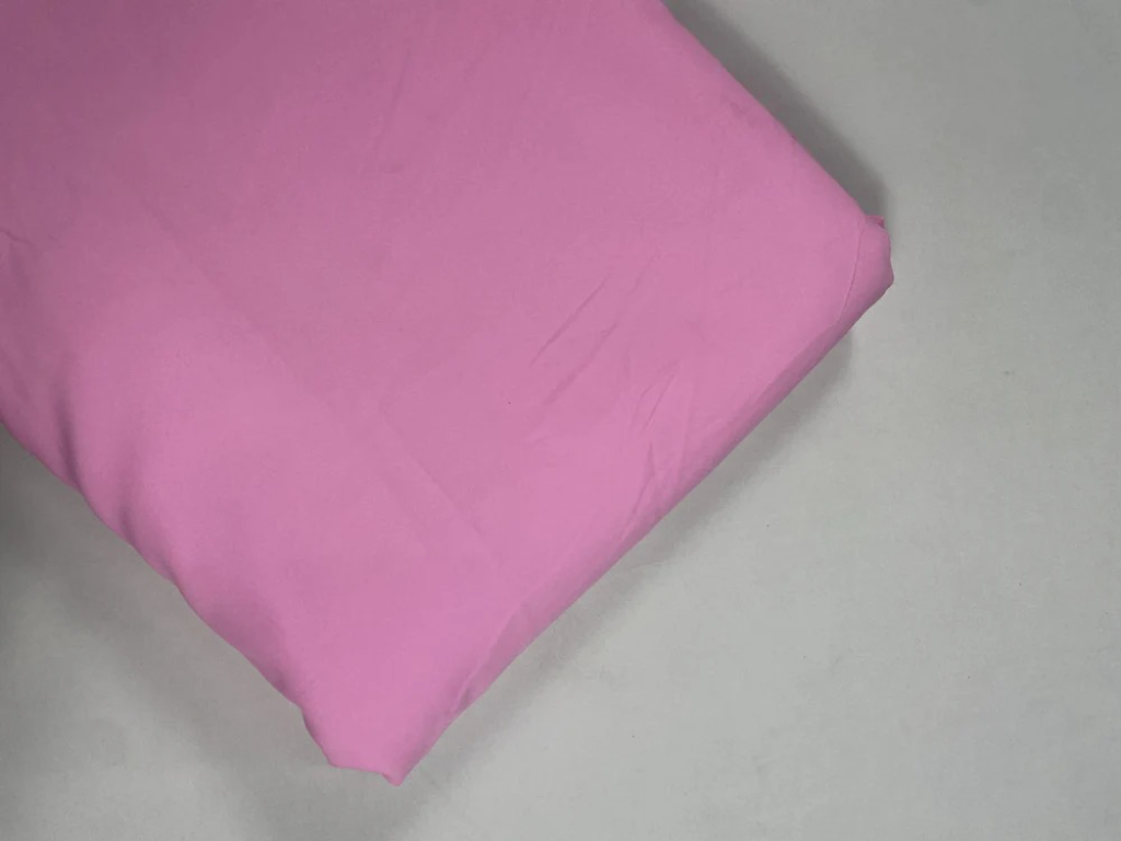 Tokiyo Baby Pink Plain Crepe Fabric