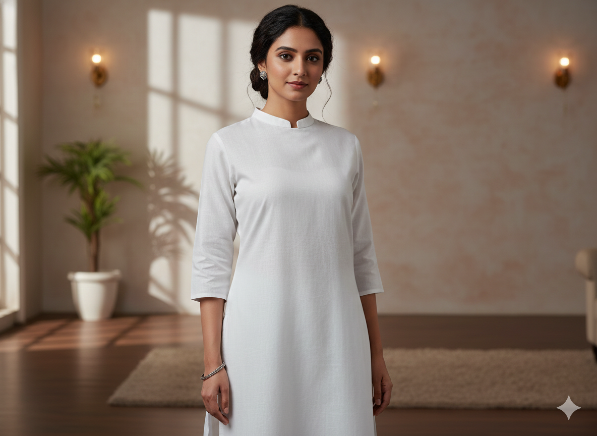 शुद्ध सफ़ेद रंगने योग्य 100% शुद्ध चंदेरी कपड़ा