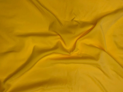 Tokiyo Mustered Yellow Plain Crepe Fabric