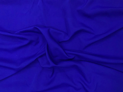 Tokiyo Cobalt Blue Plain Crepe Fabric
