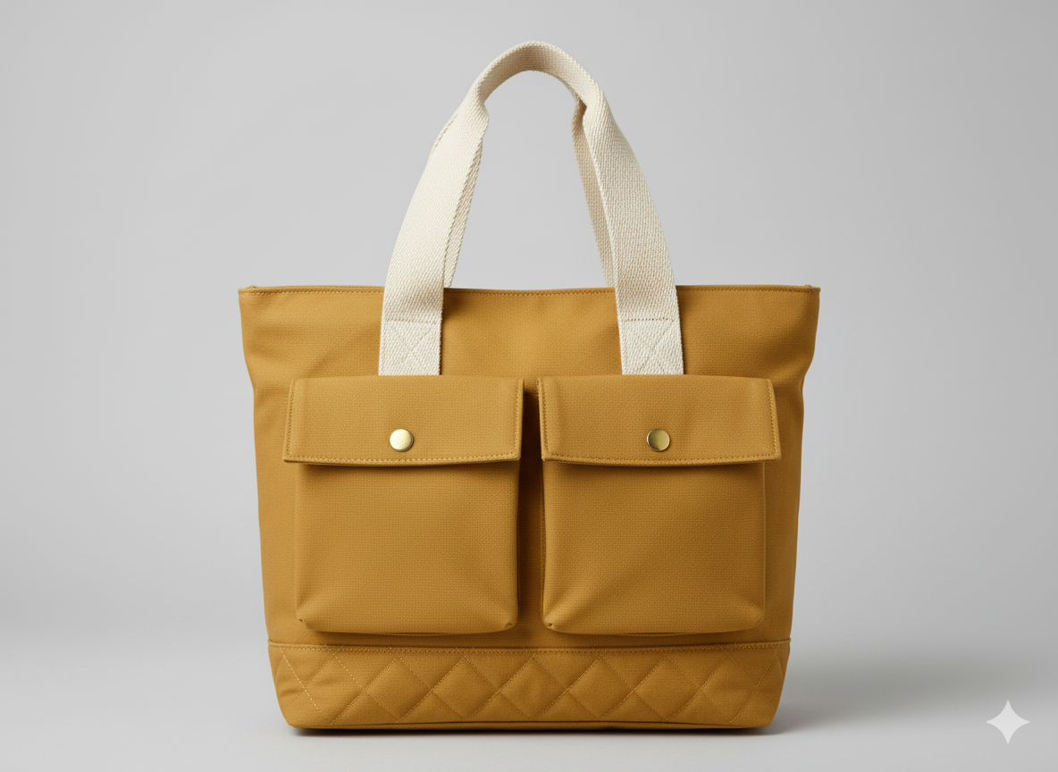 मड ब्राउन सादा भारी सूती कैनवास कपड़ा