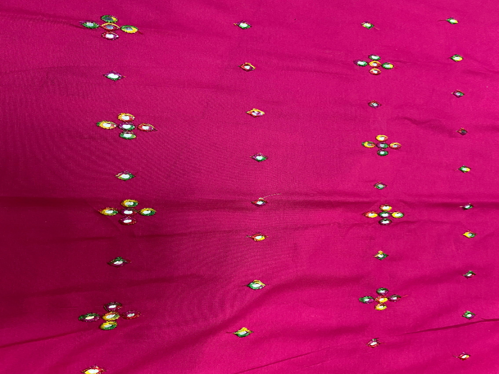 Rani Pink Cotton Rayon Fabric