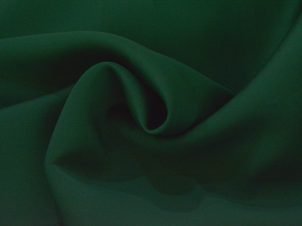 Precut Of 2 Meters Of Bottle Green Plain Suede Fabric