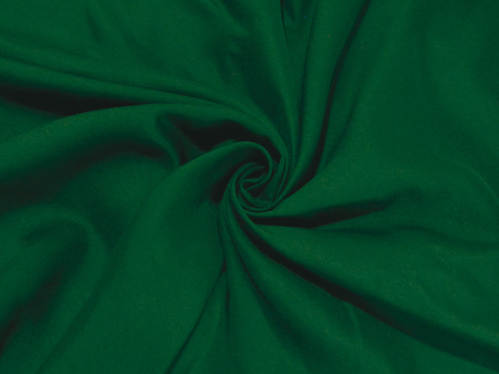 Dark Green Plain Malai Satin Fabric