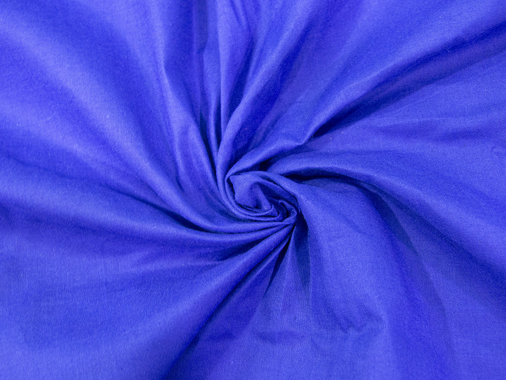 Precut Of 2.5 Meter Of Royal Blue Plain Modal Rayon Fabric