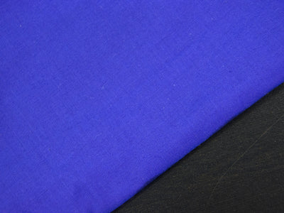 Precut Of 2.5 Meter Of Royal Blue Plain Modal Rayon Fabric