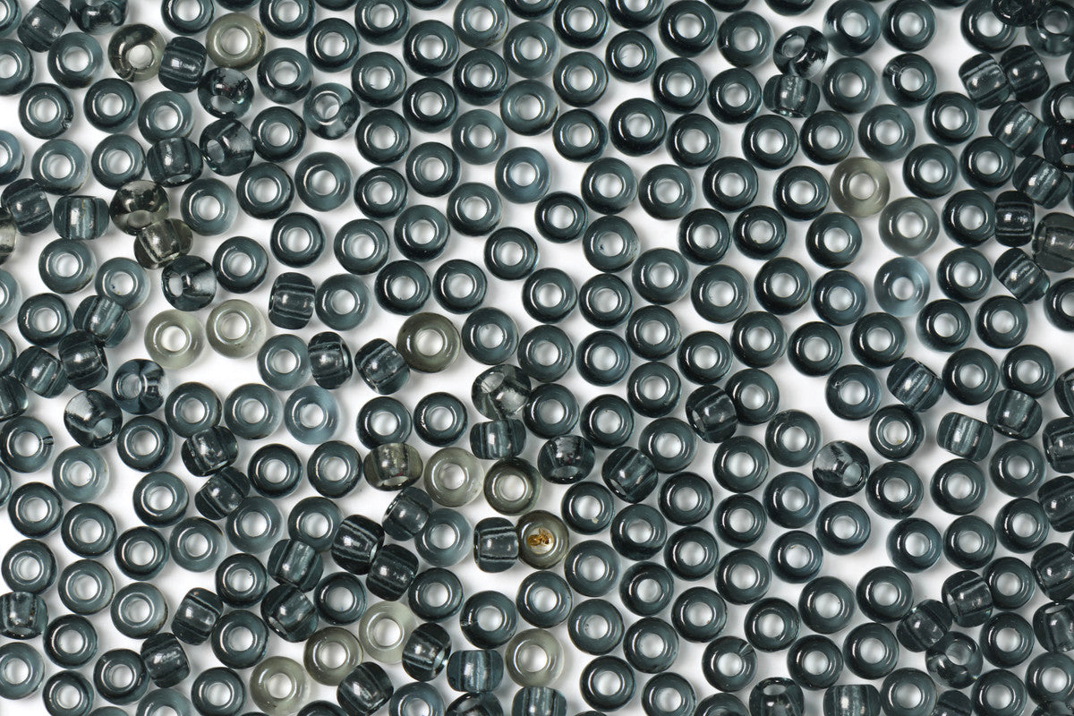 Gray Transparent Preciosa Seeds Beads