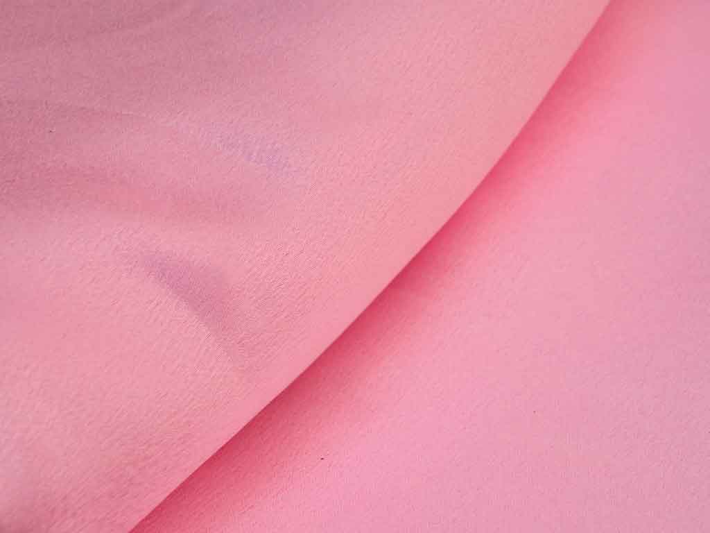 Baby Pink Plain Moss Satin Fabric