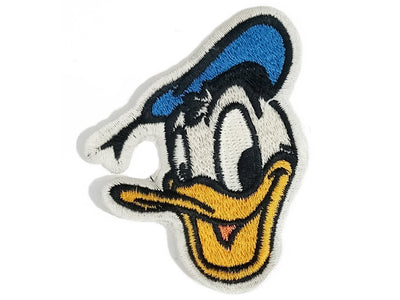 White Donald Duck Threaded Designer Motifs